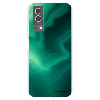 Picasee husă transparentă din silicon pentru Vivo Y72 5G - Malachite