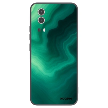 Picasee husă neagră din silicon pentru Vivo Y72 5G - Malachite