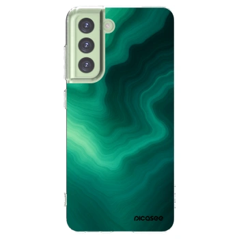 Picasee husă transparentă din silicon pentru Samsung Galaxy S21 FE 5G - Malachite