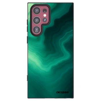 Picasee husă neagră din silicon pentru Samsung Galaxy S22 Ultra 5G - Malachite