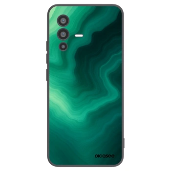 Picasee husă neagră din silicon pentru Vivo V23 5G - Malachite