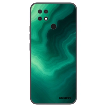 Picasee husă neagră din silicon pentru Xiaomi Redmi 10C - Malachite