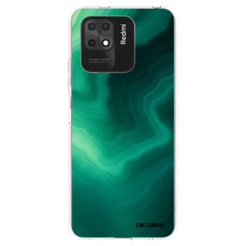 Picasee husă transparentă din silicon pentru Xiaomi Redmi 10C - Malachite