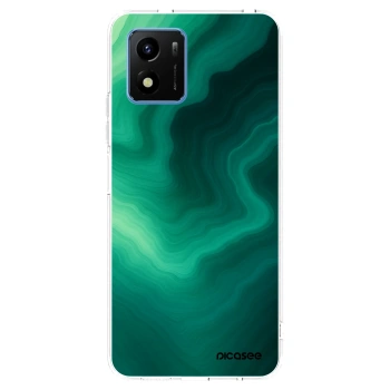 Picasee husă transparentă din silicon pentru Vivo Y01 - Malachite