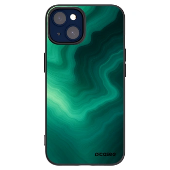 Picasee husă neagră din silicon pentru Apple iPhone 14 - Malachite