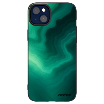 Picasee husă neagră din silicon pentru Apple iPhone 14 Plus - Malachite