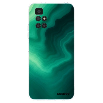 Picasee husă transparentă din silicon pentru Xiaomi Redmi 10 (2022) - Malachite