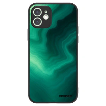 Picasee ULTIMATE CASE MagSafe pentru Apple iPhone 12 - Malachite