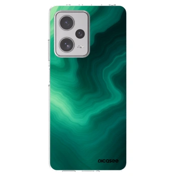 Picasee husă transparentă din silicon pentru Xiaomi Redmi Note 12 Pro+ 5G - Malachite
