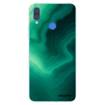 Picasee husă transparentă din silicon pentru Huawei Nova 3 - Malachite