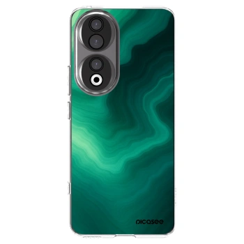 Picasee husă transparentă din silicon pentru Honor 90 5G - Malachite
