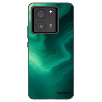 Picasee husă neagră din silicon pentru Xiaomi 13T - Malachite