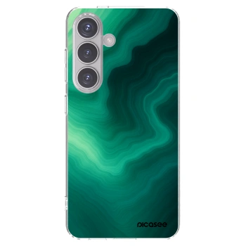 Picasee husă transparentă din silicon pentru Samsung Galaxy S24 S921B 5G - Malachite