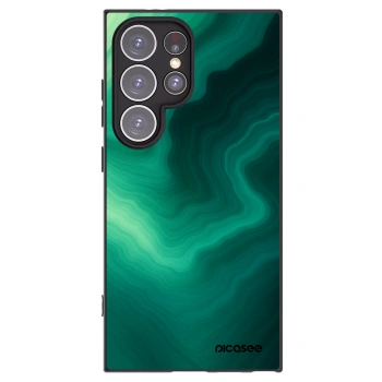 Picasee husă neagră din silicon pentru Samsung Galaxy S24 Ultra S928B 5G - Malachite