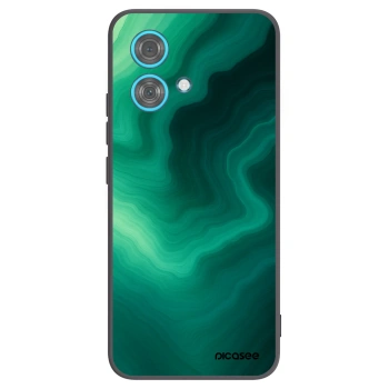 Picasee husă neagră din silicon pentru Motorola Edge 40 Neo - Malachite