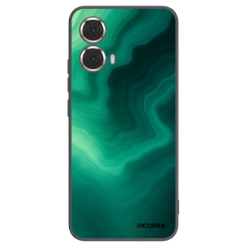 Picasee husă neagră din silicon pentru Motorola Moto G85 - Malachite