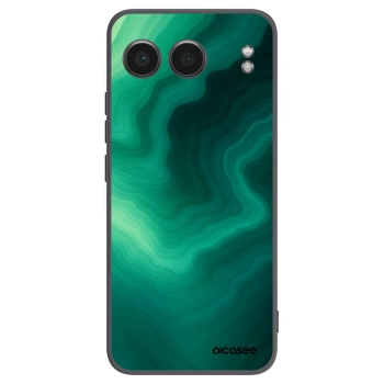 Picasee husă neagră din silicon pentru OnePlus Nord 4 - Malachite
