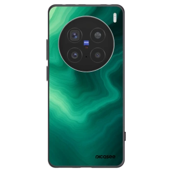 Picasee husă neagră din silicon pentru Vivo X200 Pro - Malachite