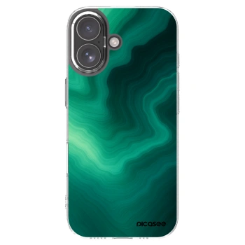 Picasee husă transparentă din silicon pentru Apple iPhone 17 - Malachite