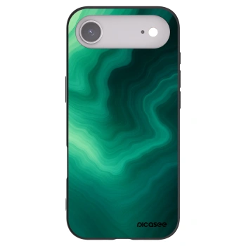 Picasee husă neagră din silicon pentru Apple iPhone Air - Malachite