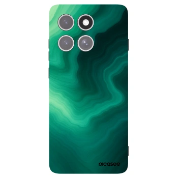Picasee husă neagră din silicon pentru Motorola Edge 60 Pro - Malachite