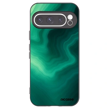 Picasee husă neagră din silicon pentru Google Pixel 9 Pro XL - Malachite