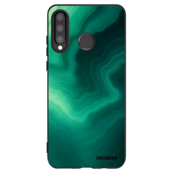 Picasee husă neagră din silicon pentru Huawei P30 Lite - Malachite