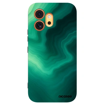 Picasee husă neagră din silicon pentru Honor 600 - Malachite