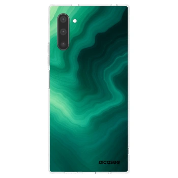 Picasee husă transparentă din silicon pentru Samsung Galaxy Note 10 N970F - Malachite