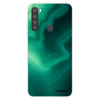 Picasee husă transparentă din silicon pentru Xiaomi Redmi Note 8 - Malachite