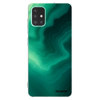 Picasee husă transparentă din silicon pentru Samsung Galaxy A51 A515F - Malachite
