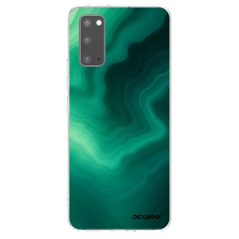 Picasee husă transparentă din silicon pentru Samsung Galaxy S20 G980F - Malachite