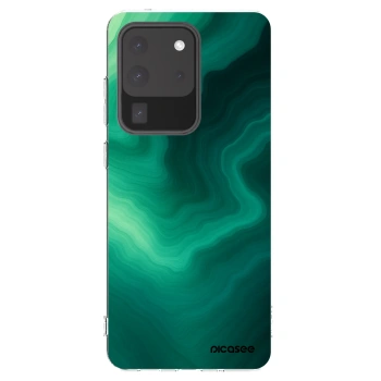 Picasee husă transparentă din silicon pentru Samsung Galaxy S20 Ultra 5G G988F - Malachite