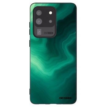Picasee husă neagră din silicon pentru Samsung Galaxy S20 Ultra 5G G988F - Malachite