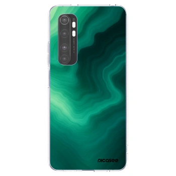Picasee husă transparentă din silicon pentru Xiaomi Mi Note 10 Lite - Malachite
