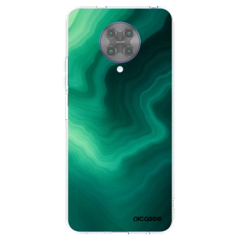 Picasee husă transparentă din silicon pentru Xiaomi Poco F2 Pro - Malachite