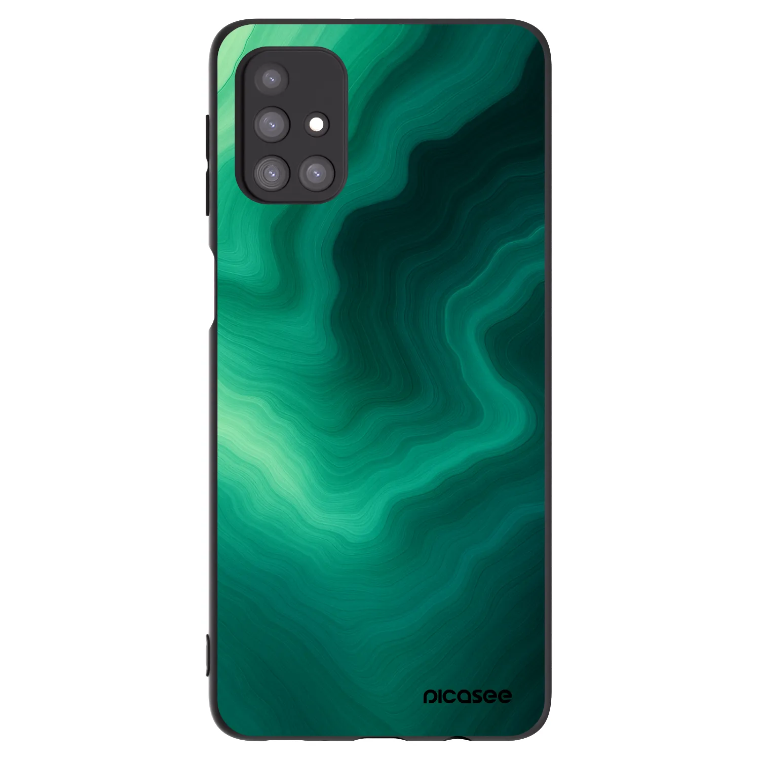 Picasee husă neagră din silicon pentru Samsung Galaxy M31s - Malachite