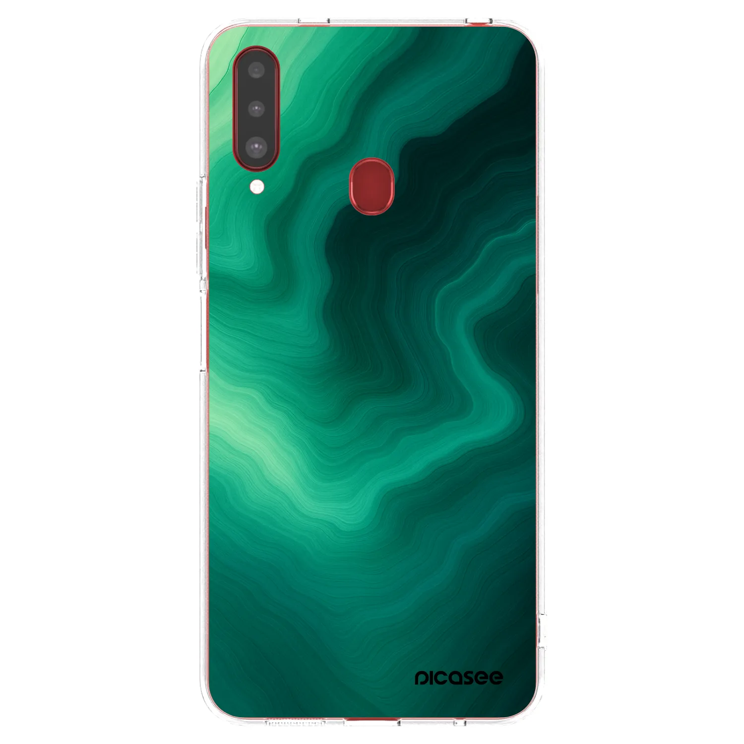 Picasee husă transparentă din silicon pentru Samsung Galaxy A20s - Malachite