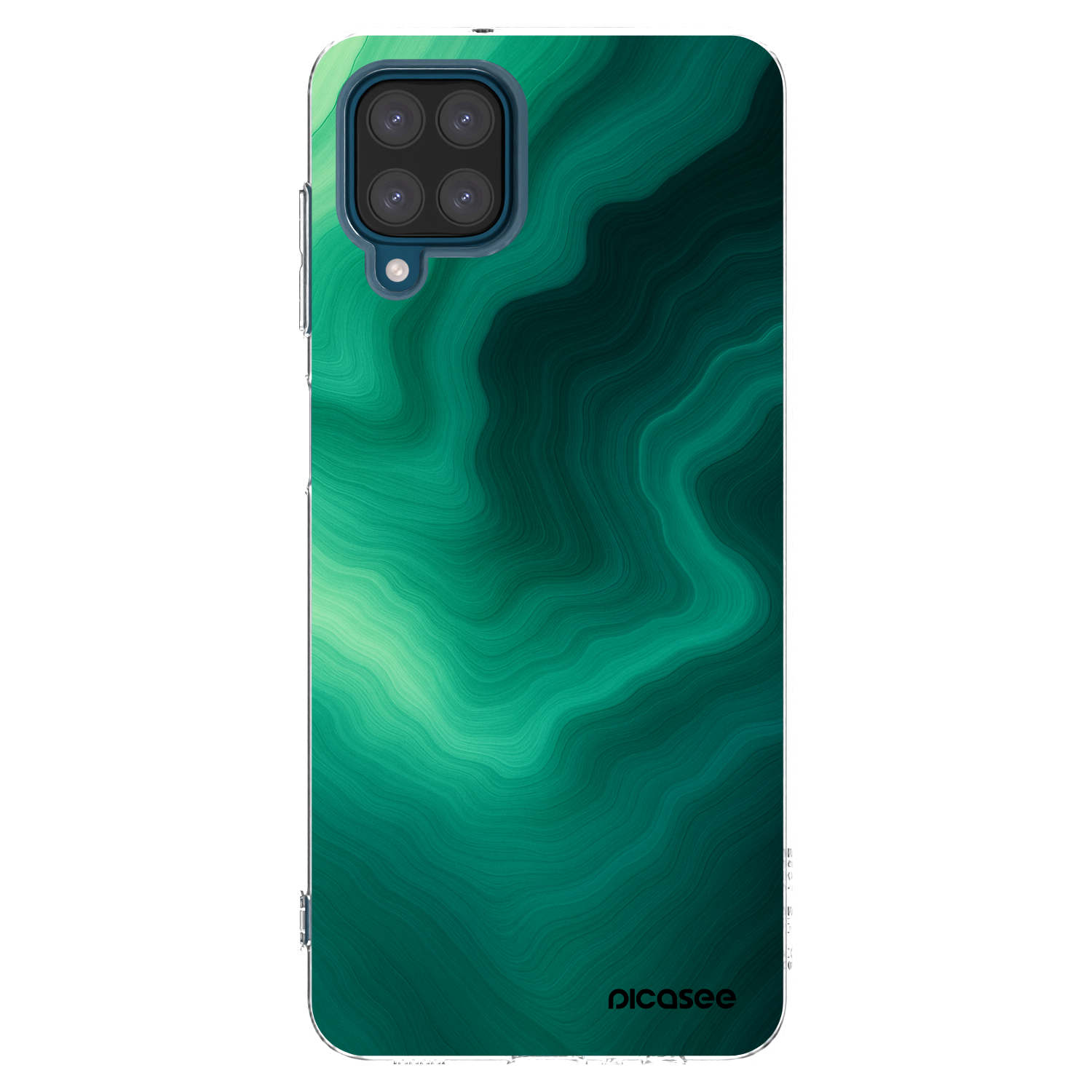 Picasee husă transparentă din silicon pentru Samsung Galaxy A12 A125F - Malachite