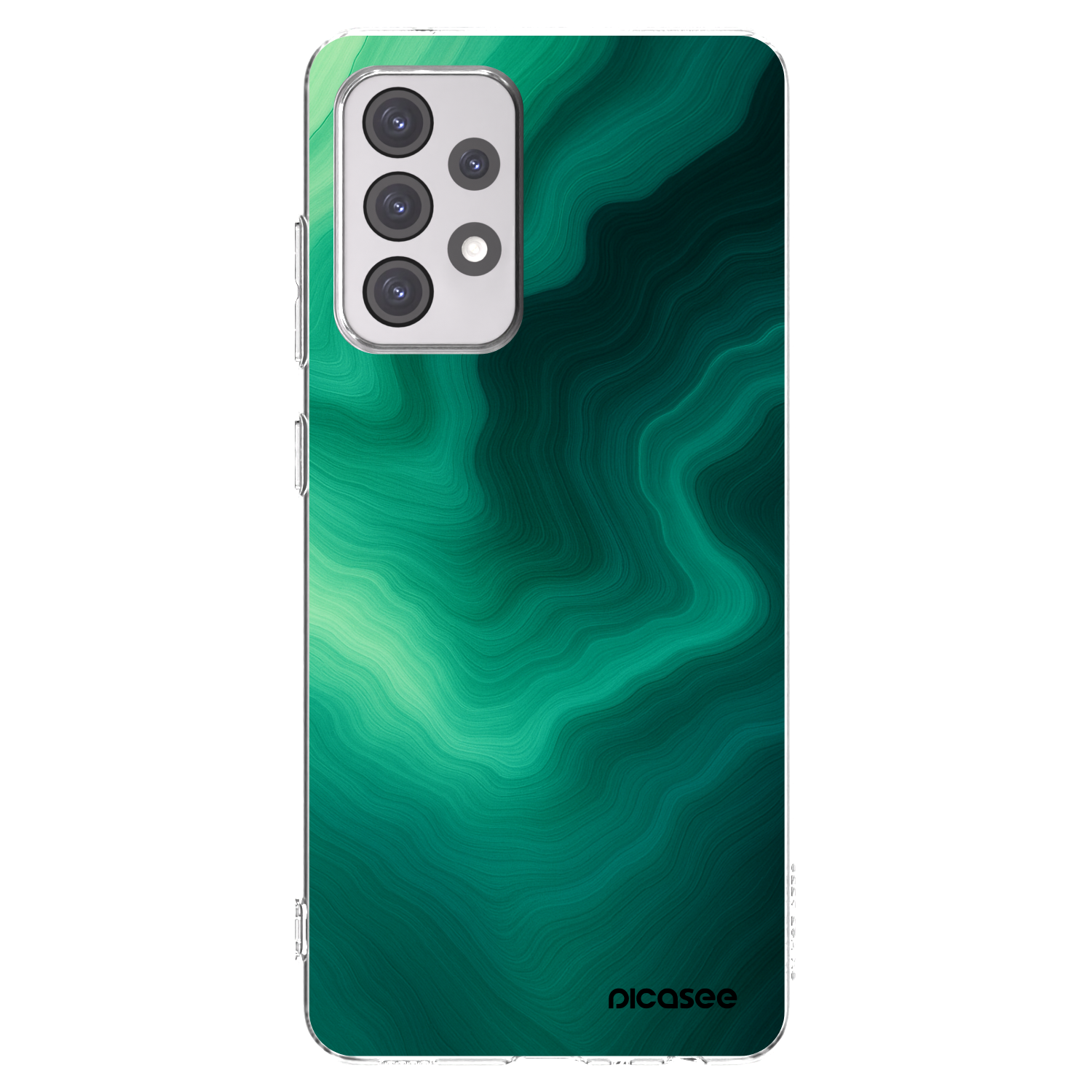 Picasee husă transparentă din silicon pentru Samsung Galaxy A52 5G A525F - Malachite