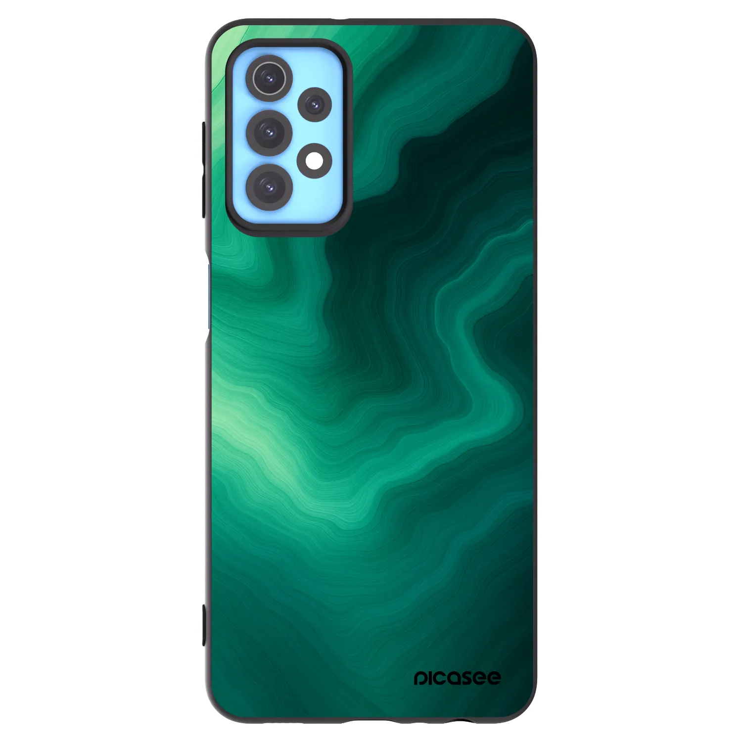 Picasee husă neagră din silicon pentru Samsung Galaxy A32 4G SM-A325F - Malachite