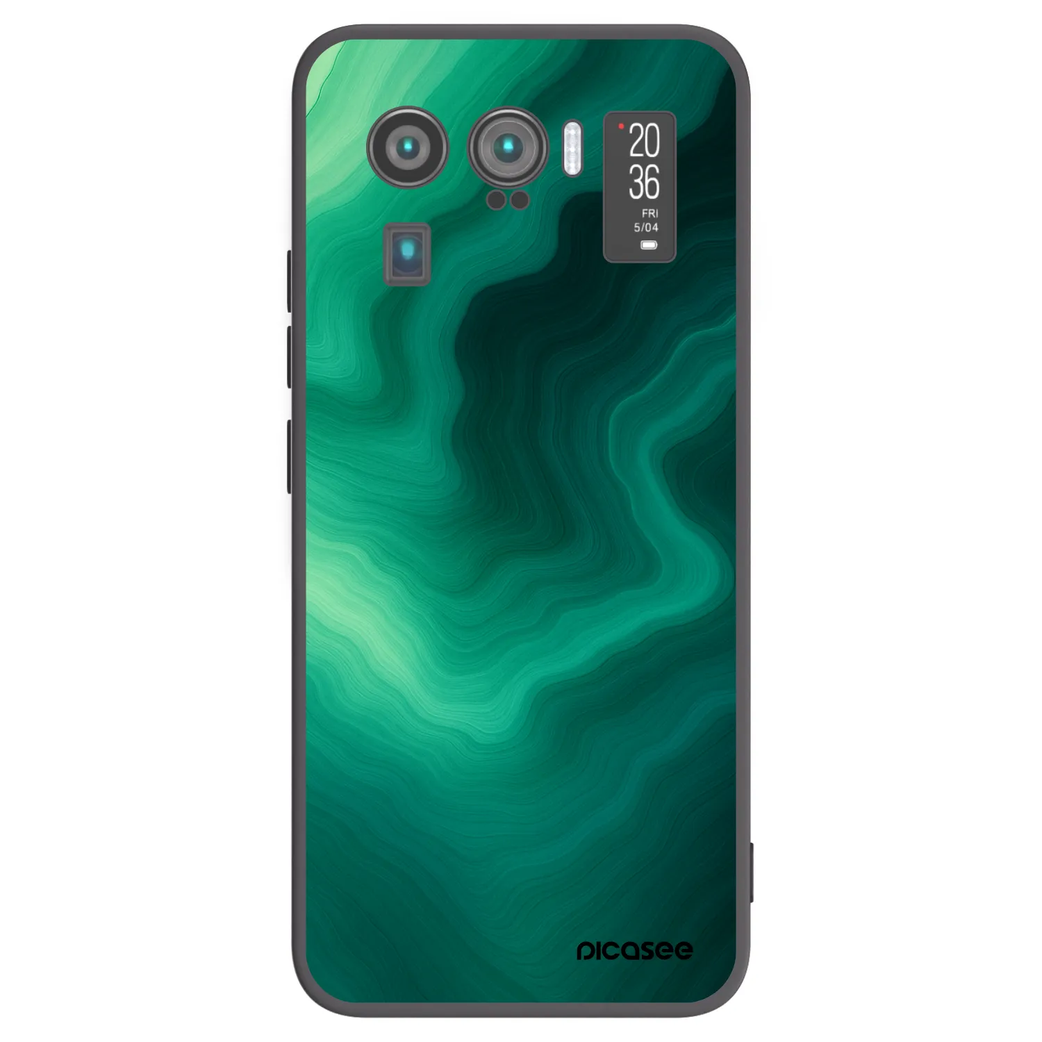 Picasee husă neagră din silicon pentru Xiaomi Mi 11 Ultra - Malachite