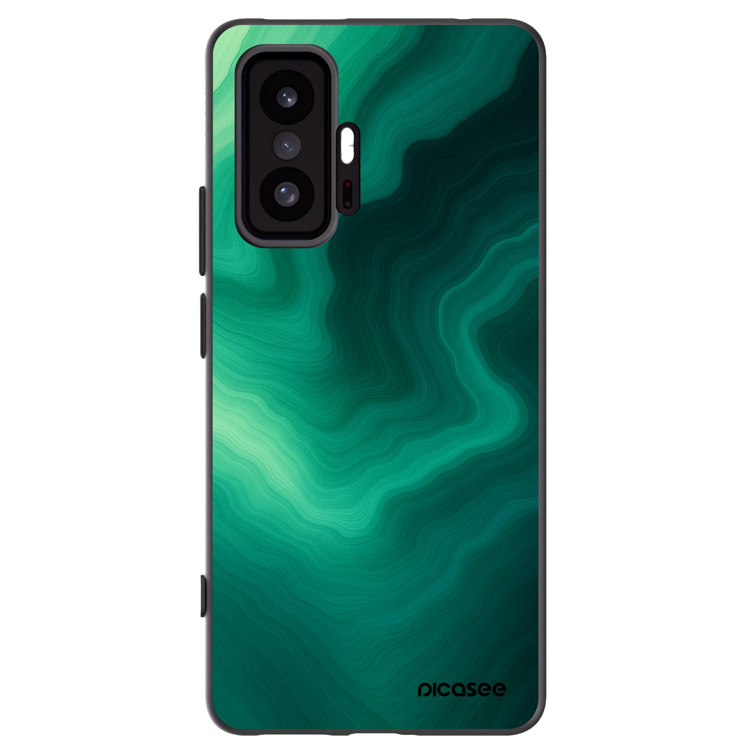 Picasee husă neagră din silicon pentru Xiaomi 11T Pro - Malachite
