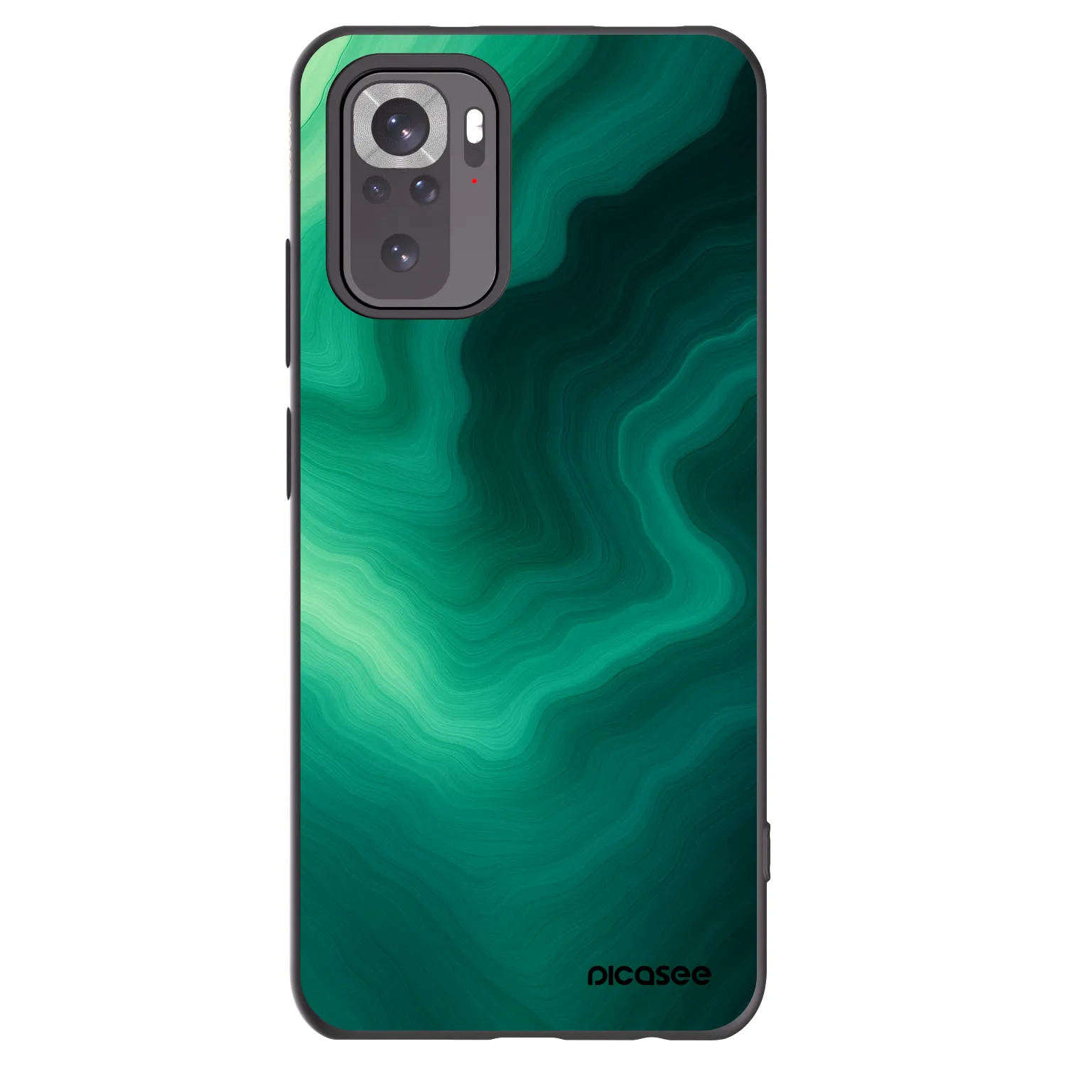 Picasee husă neagră din silicon pentru Xiaomi Redmi Note 11S 4G - Malachite