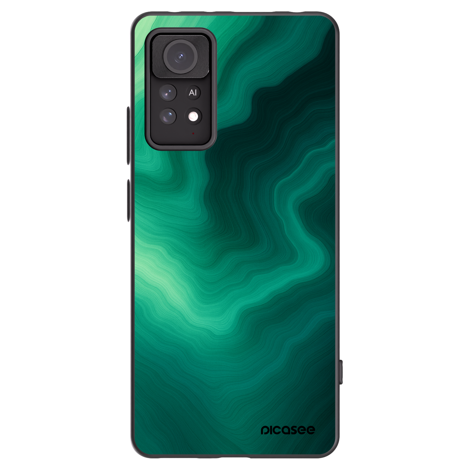 Picasee husă neagră din silicon pentru Xiaomi Redmi Note 11 Pro 5G - Malachite