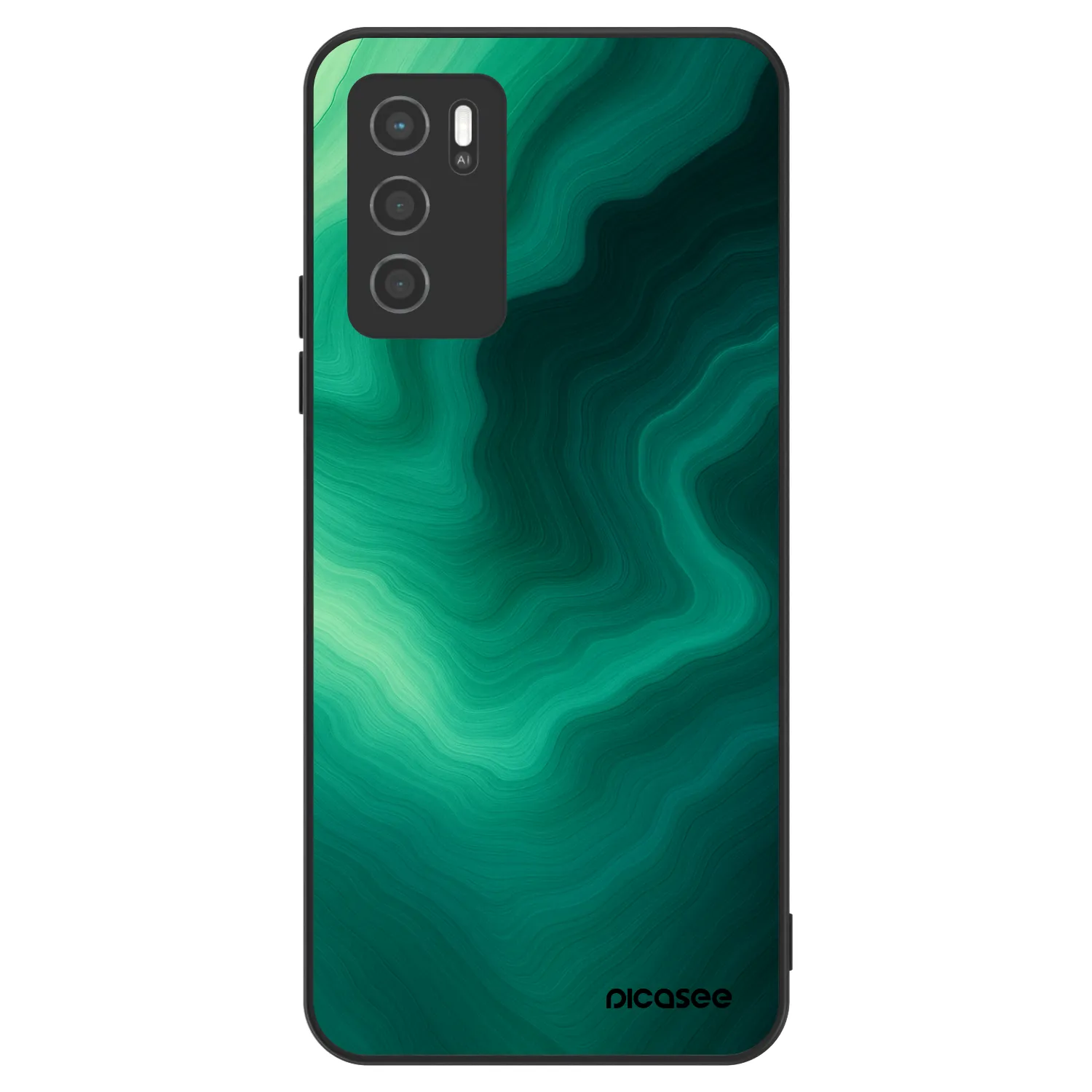 Picasee ULTIMATE CASE pentru OPPO A16s - Malachite