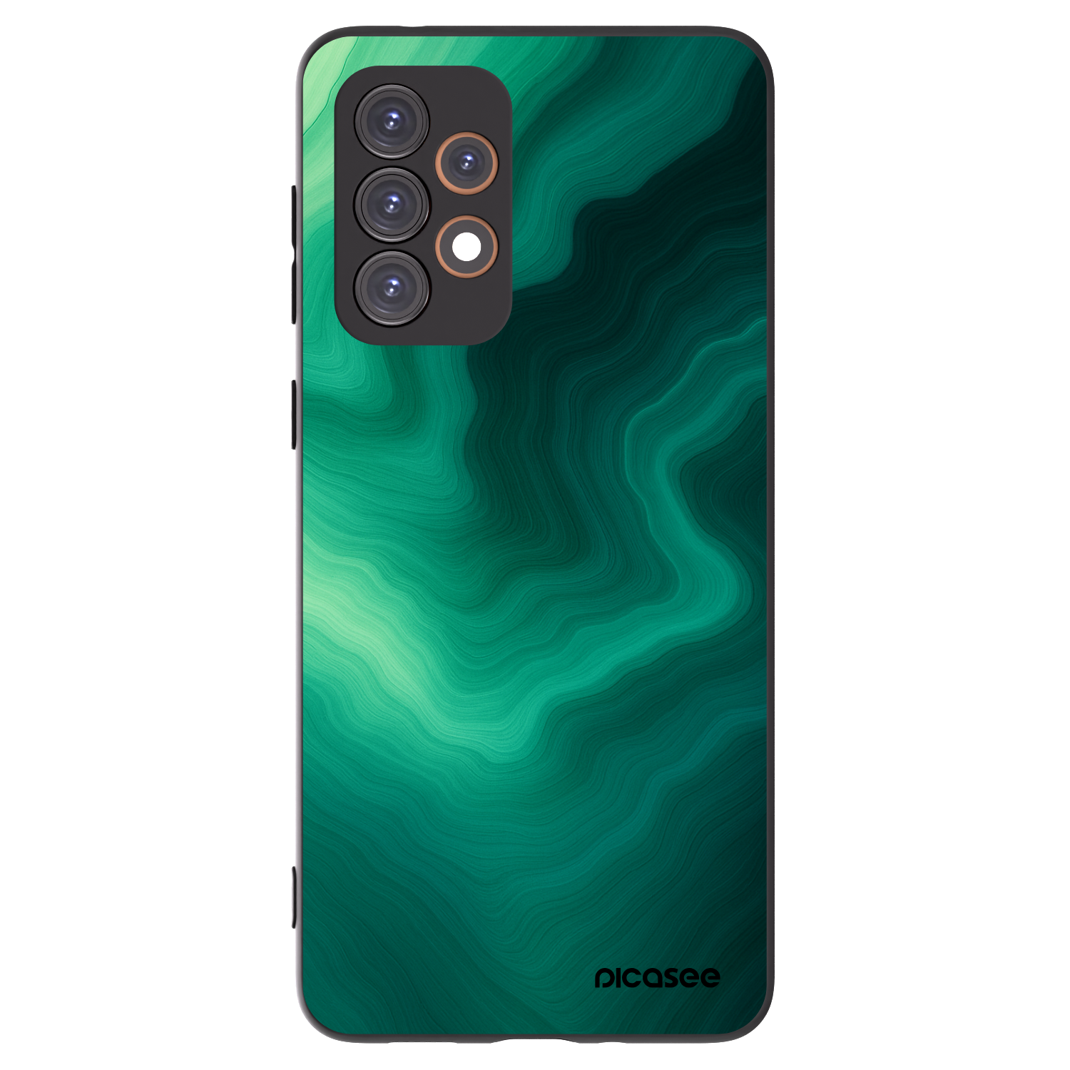 Picasee husă neagră din silicon pentru Samsung Galaxy A33 5G A336 - Malachite