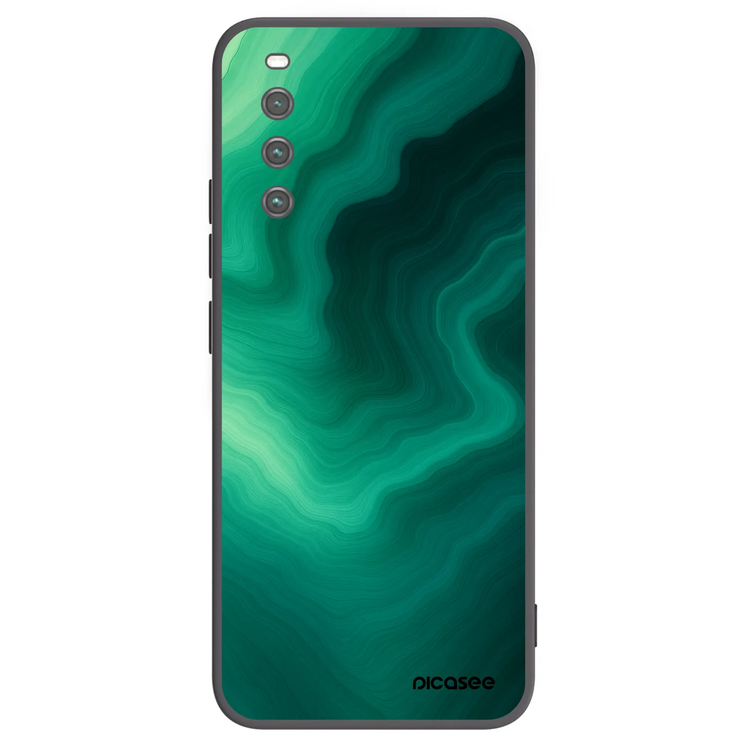 Picasee husă neagră din silicon pentru Sony Xperia 10 IV 5G - Malachite