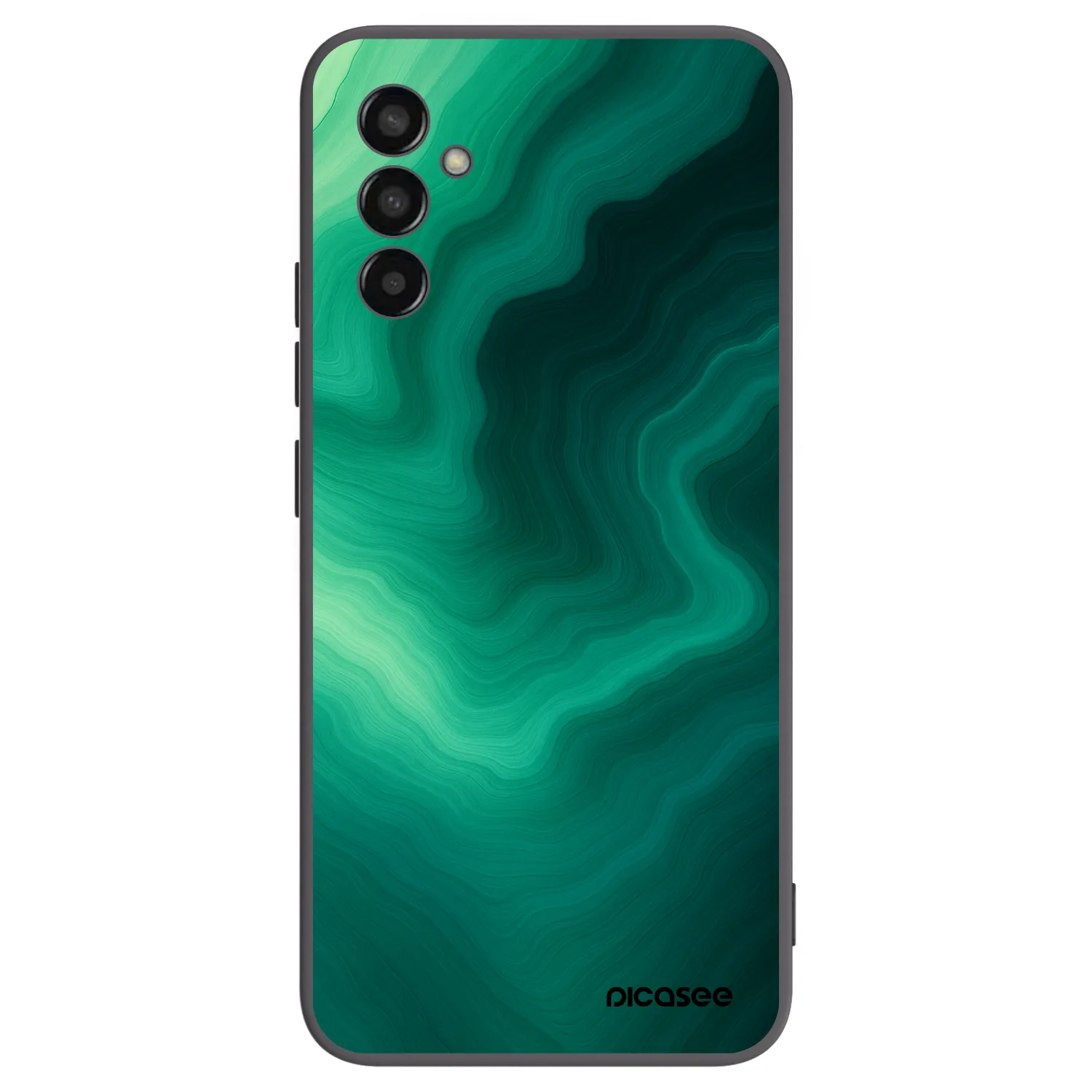 Picasee husă neagră din silicon pentru Samsung Galaxy M13 M135F - Malachite