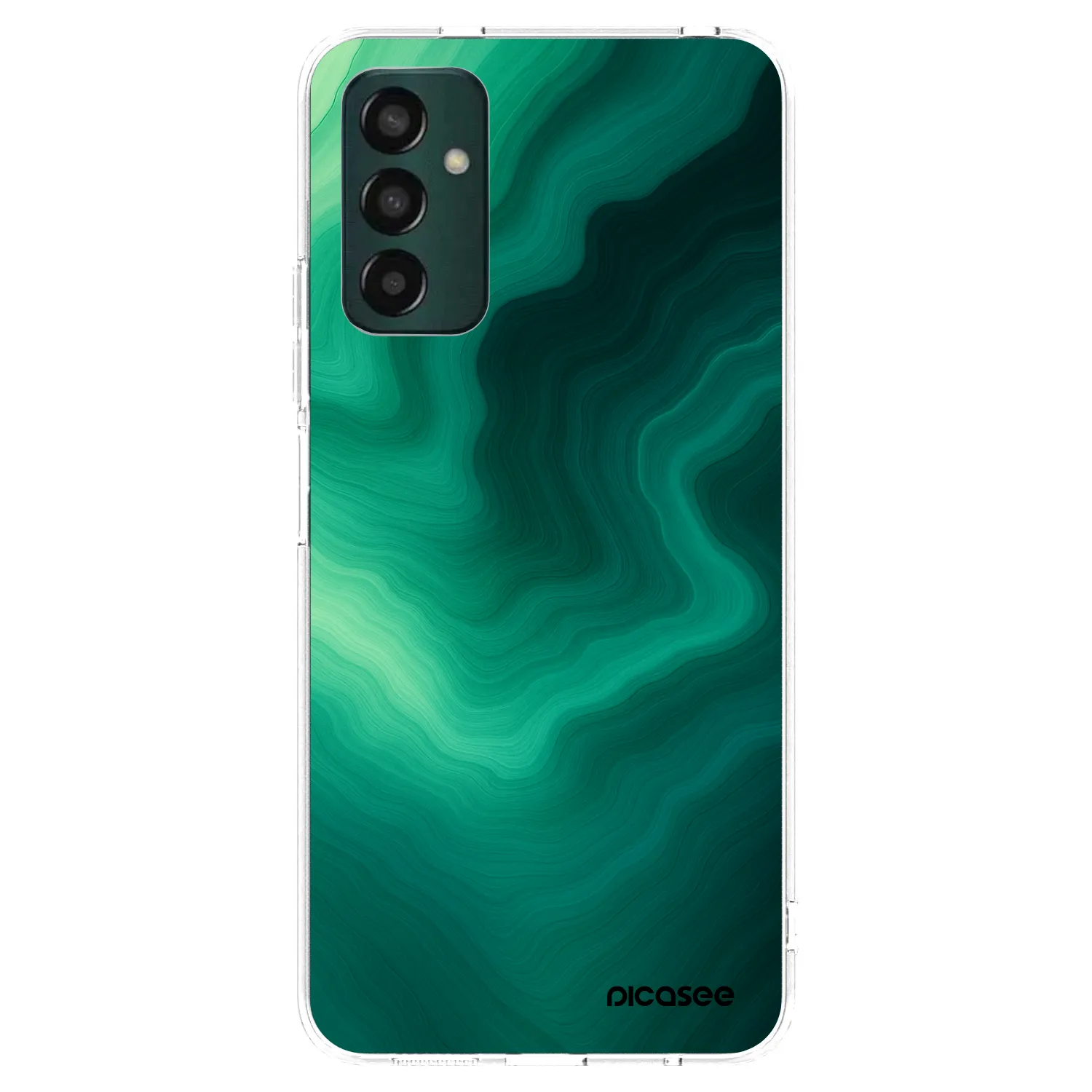 Picasee husă transparentă din silicon pentru Samsung Galaxy M13 M135F - Malachite